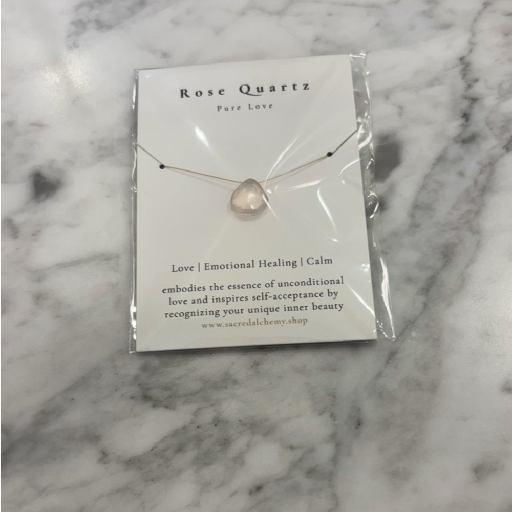 Rose Quartz Necklace - Pure Love